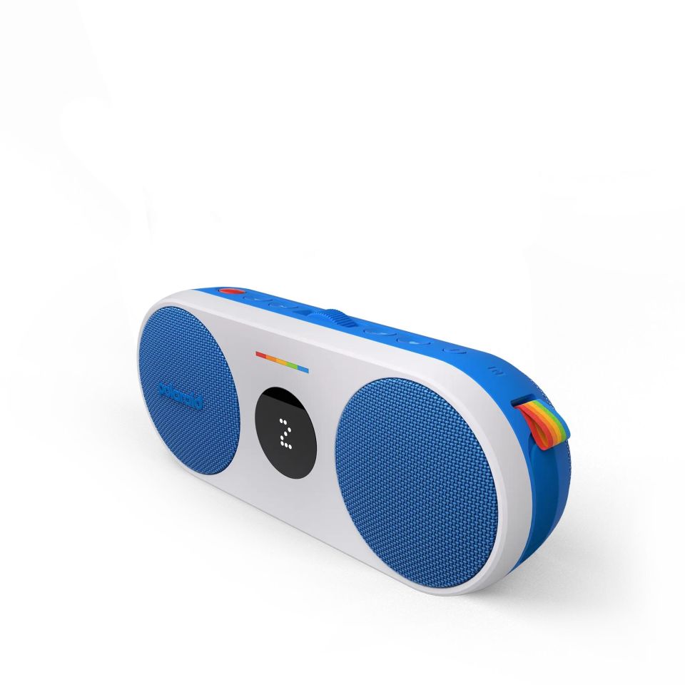 Polaroid Player P2 Bluetooth Hoparlör - Mavi & Beyaz