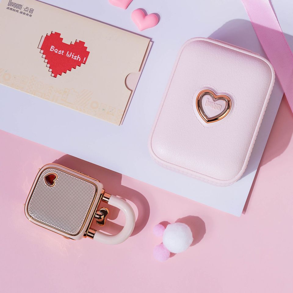 Divoom LoveLock Mini Ses Kayıt Özellikli Bluetooth Hoparlör