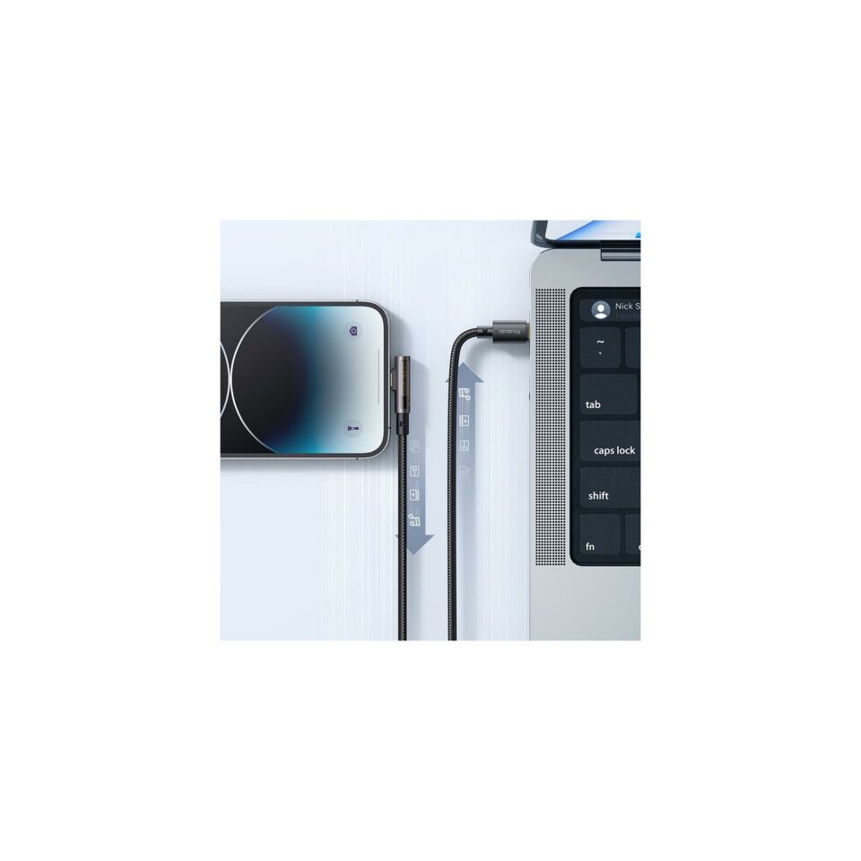 Mcdodo CA-3390 Type-C to Lightning iPhone Hızlı Şarj & Data Kablosu 1.2m - Siyah