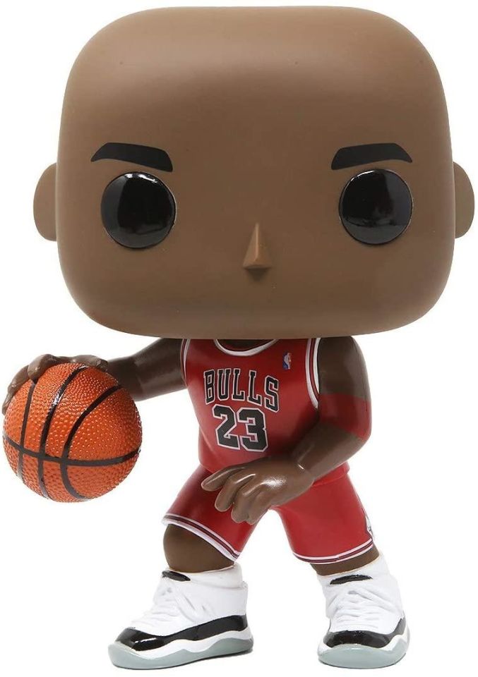 Funko POP Deluxe Figür - NBA Bulls, 10'' Michael Jordan (Red Jersey)