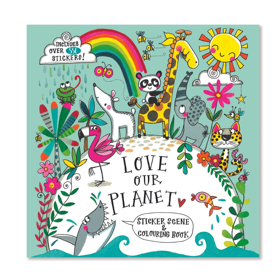 Rachel Ellen Sticker Boyama Kitabı  / Love our Planet