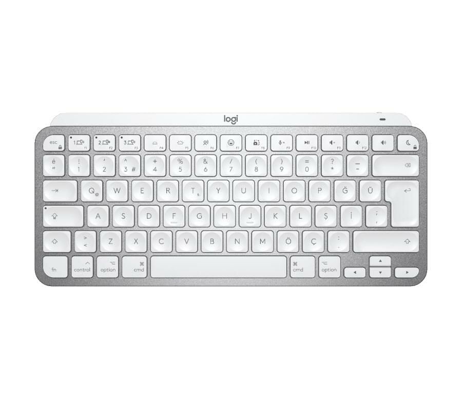 Logitech MX Keys Mini For Mac Aydınlatmalı İngilizce Klavye (US) Beyaz