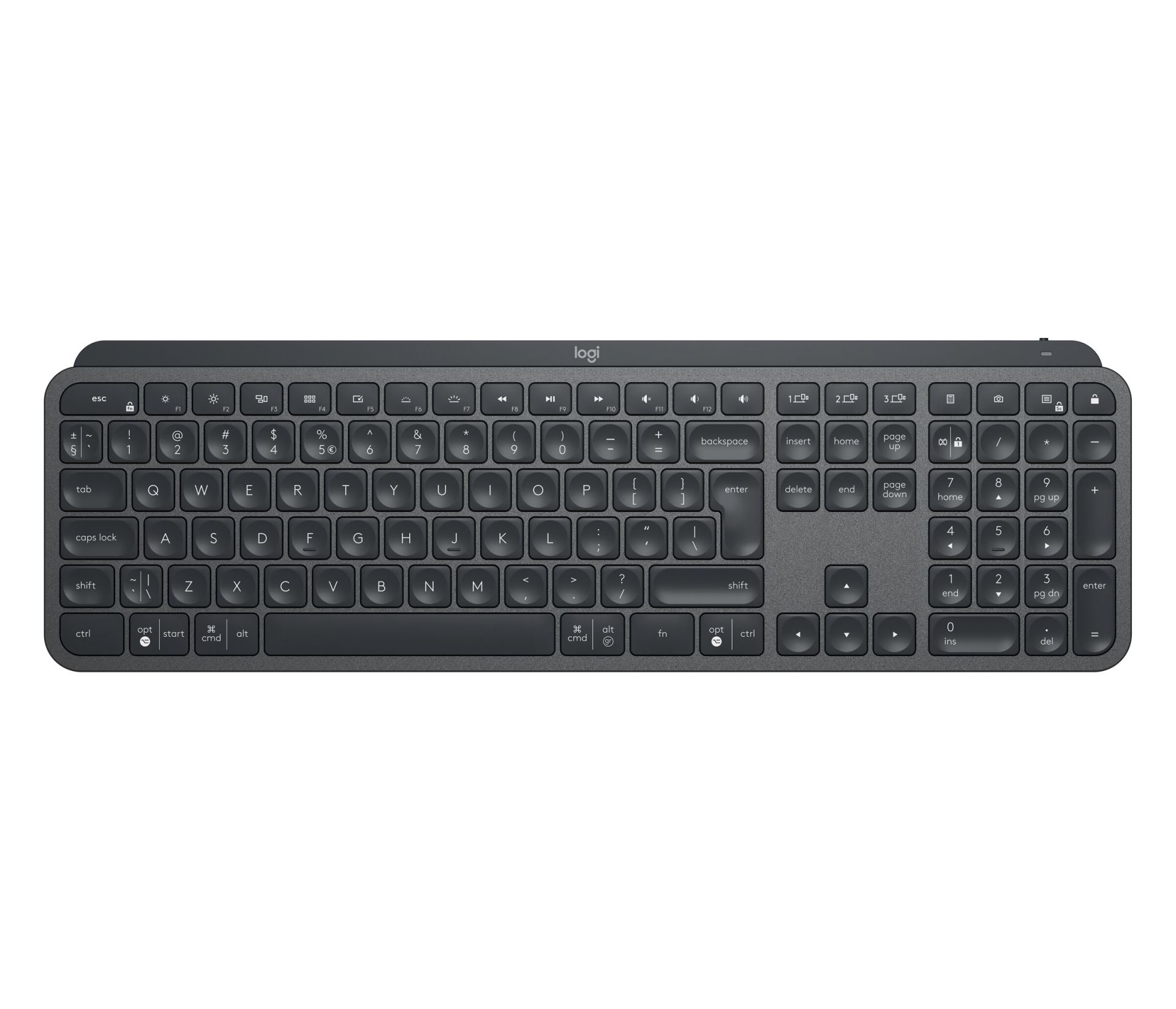 Logitech MX Keys Aydınlatmalı Kablosuz Klavye (Türkçe) 920-010087