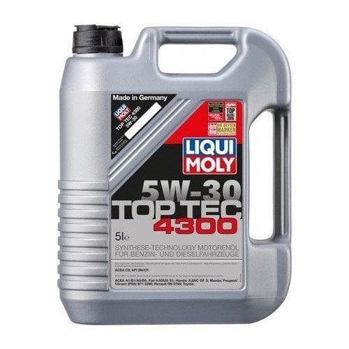 LIQUI MOLY Top Tec 4300 5W-30 5 Lt Üretim Yılı: 2022