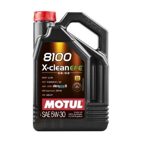 Motul 8100 X-Clean Efe 5W-30 4 Lt Motor Yağı (Üretim Yılı : 2024)