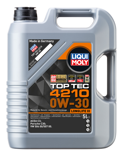LIQUI MOLY 0W30 VW Motor Yağı Tam Sentetik TOP TEC 4210 5 Litre (21605)