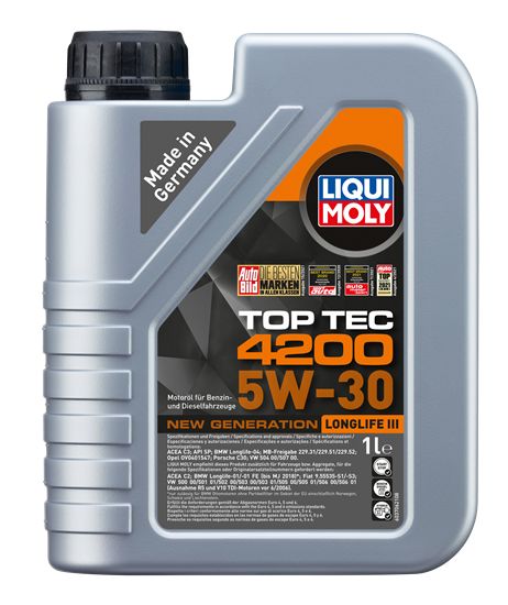 LIQUI MOLY 5W30 Motor Yağı Tam Sentetik TOP TEC 4200 1 Litre (8972)