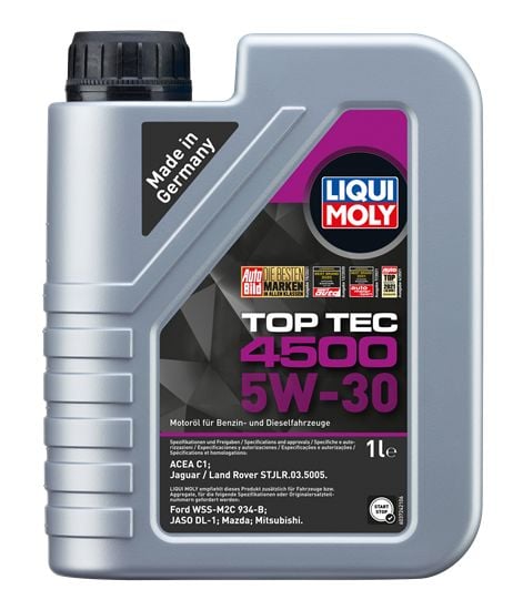 LIQUI MOLY 5W30 Motor Yağı Tam Sentetik TOP TEC 4500 1 Litre (2317)