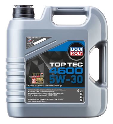 LIQUI MOLY 5W30 Motor Yağı Tam Sentetik TOP TEC 4600 4 Litre (3763)