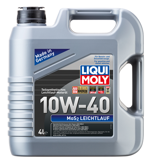LIQUI MOLY 10W40 Motor Yağı Kısmi Sentetik MoS2'li LEICHTLAUF 4 Litre (6948)