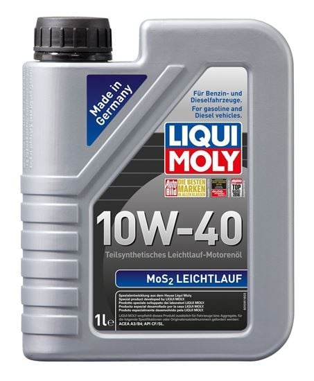 LIQUI MOLY 10W40 Motor Yağı MoS2'li Kısmi Sentetik LEICHTLAUF 1 Litre (2626)