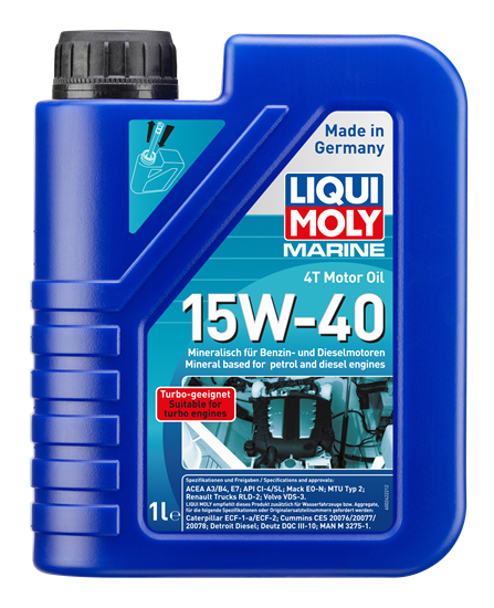LIQUI MOLY 15W40 4T Marine Motor Yağı 1 Litre (25015)