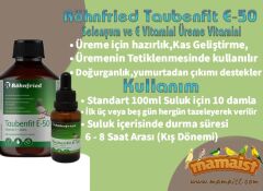 Röhnfried Taubenfit E 50 Selenyum ve E Vitamini Üreme Vitamini 20 ML (Bölünmüş)
