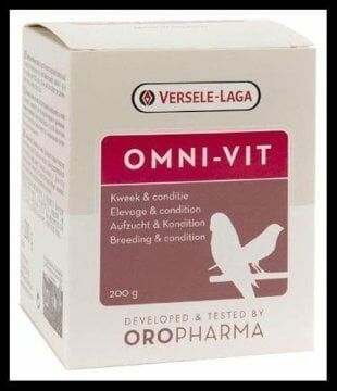 Versele Laga Omnivit Kuş Kondisyon Vitamini 25 Gr (Bölünmüş)