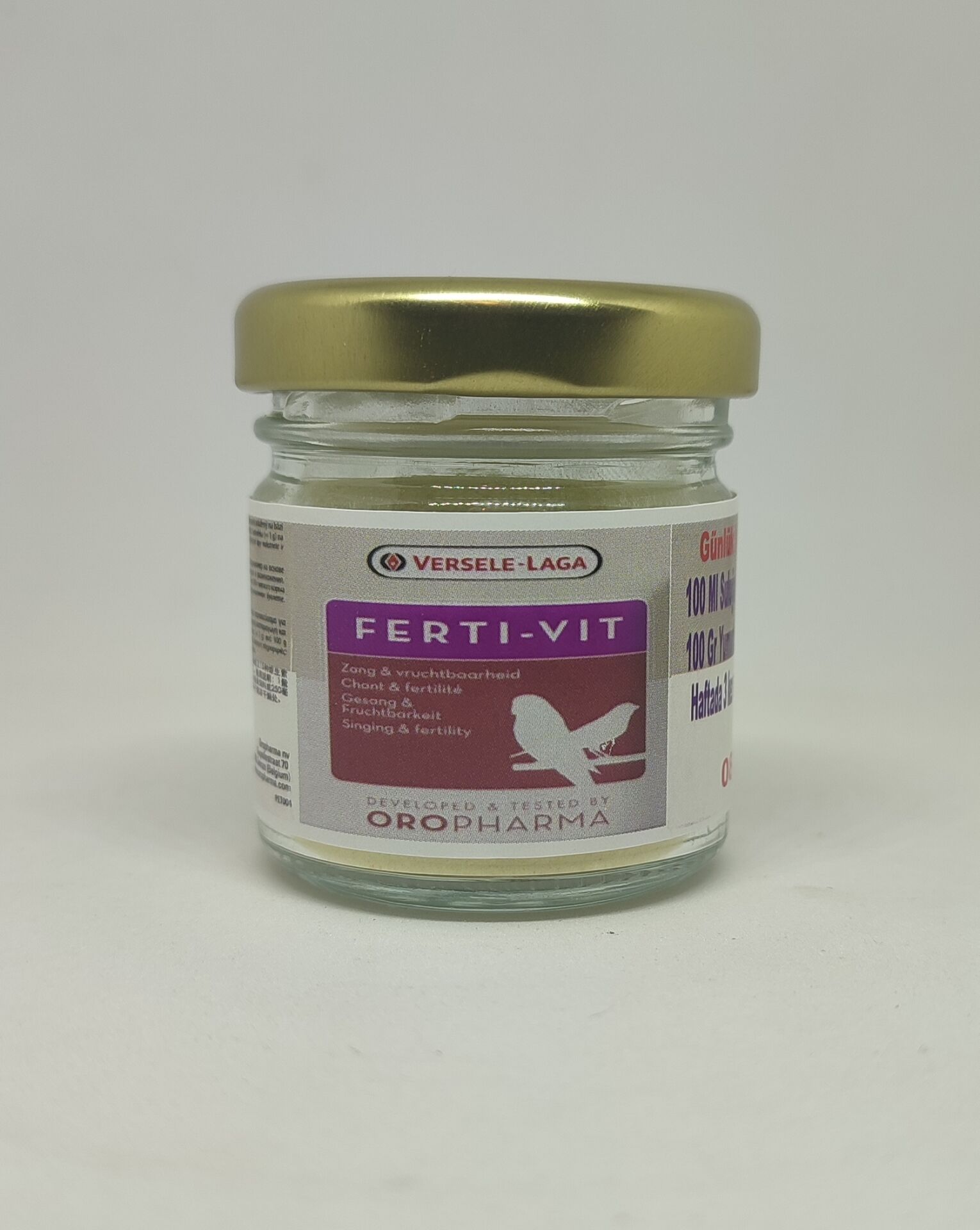 Versele Laga Fertivit Üreme Arttırıcı Kuş  Vitamini 25 GR (Bölünmüş)