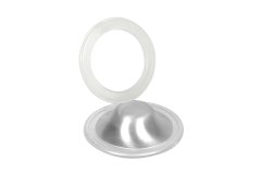 O-Feel Medikal Silikon Halka + Silverette® XL Gümüş Göğüs Ucu Koruma Kapakları