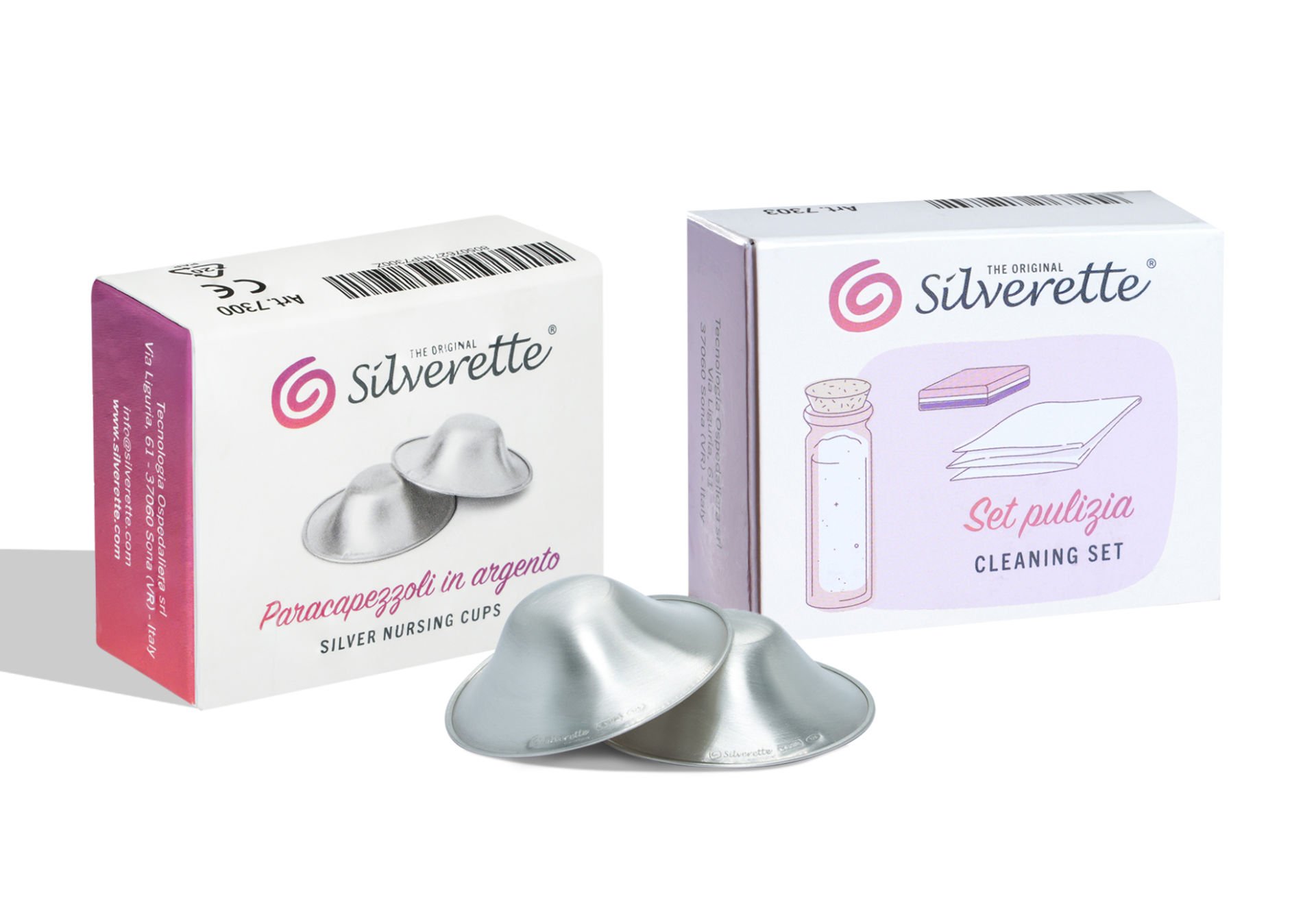 Silverette® Standart Beden Gümüş Kapak ve Temizleme ve Bakım Seti