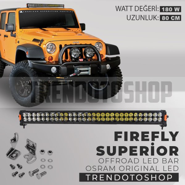 180W 80 cm Superior Firefly Off Road Led Bar