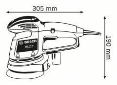 Bosch GEX 34-125 Eksantrik Zımpara Makinesi