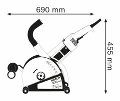 Bosch GNF 65 A Kanal Açma Makinesi 20-65 mm