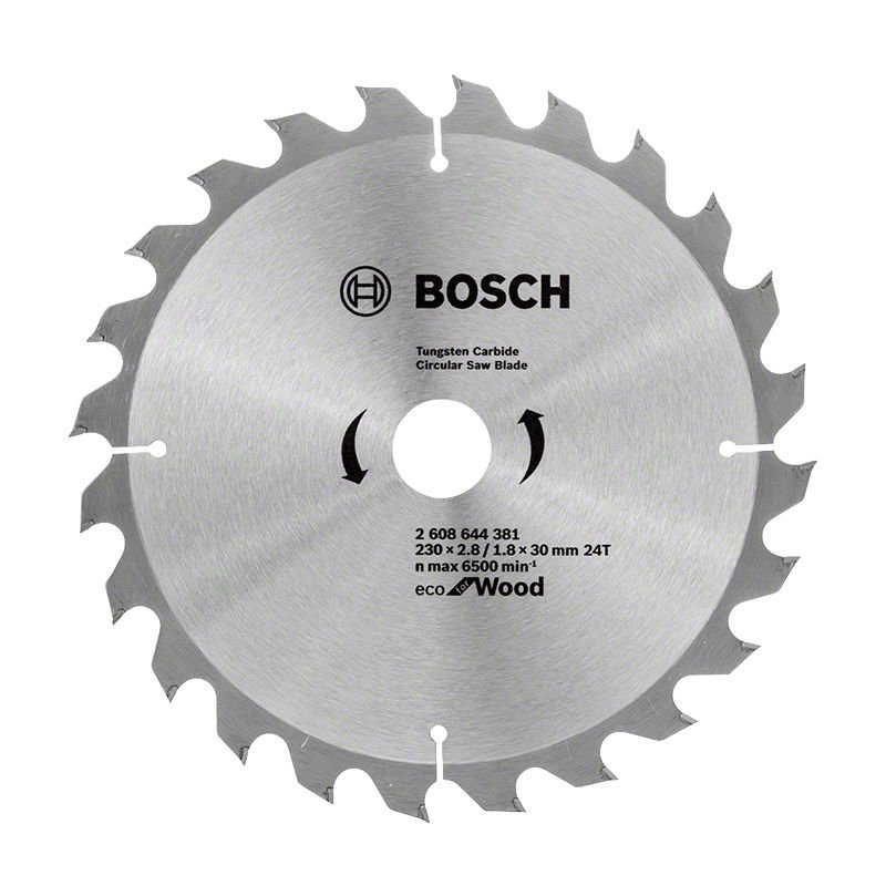 Bosch Eco For Wood Daire Testere Bıçağı Ahşap İçin 230x30 mm 24 Diş