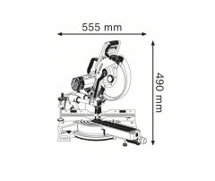 Bosch GCM 350-254 Gönye Kesme Makinesi
