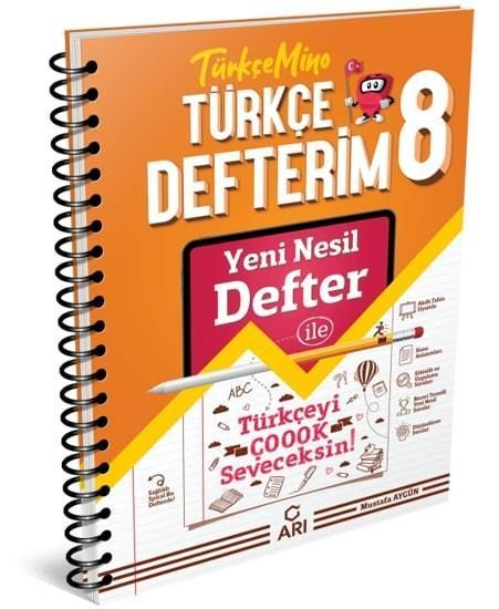 Arı Yayınları 8.Sınıf Türkçe Akıllı Defter