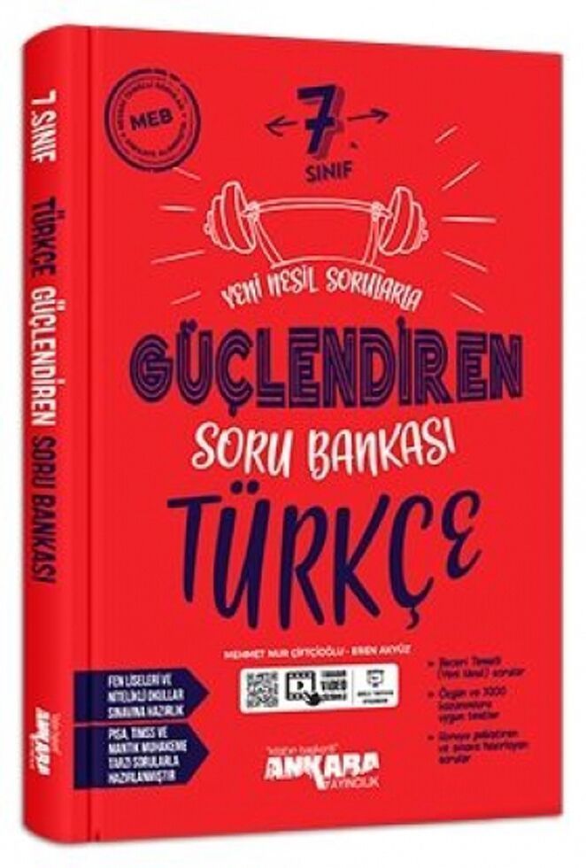 Ankara Yayınları 7.Sınıf Türkçe Güçlendiren Soru Bankası