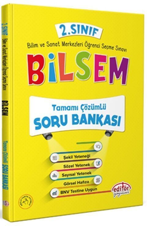 Editör Yayınevi 2.Sınıf Bilsem Soru Bankası