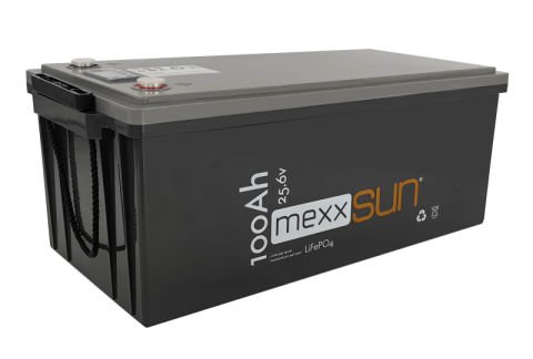 MEXXSUN Lityum Akü 25,6V 100Ah (LiFePo4) 2560Wh