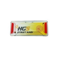 Hgs Etiket Kabı Yeni Model Yeni Etikete Göre Uyumlu Ebat (11CM * 4.5cm)