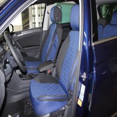 Mazda Tüm Modellerine Uygun Space Elegance 5'li Oto Koltuk Minderi Mavi / Siyah