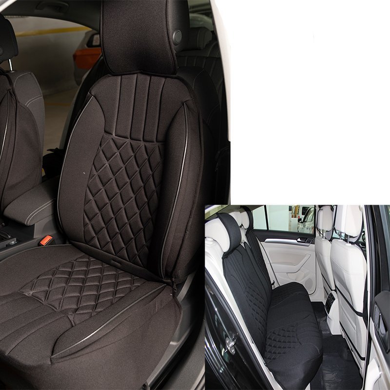 Seat Tüm Modellerine Uygun Space Elegance 5'li Oto Koltuk Minderi Siyah
