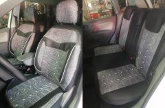 Terletmez Keten Kumaş Oto Koltuk Kılıfı Airbag Uyumlu Hyundai Getz