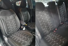 Terletmez Keten Kumaş Oto Koltuk Kılıfı Airbag Uyumlu Hyundai Coupe