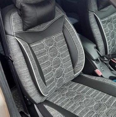 Terletmez Keten Kumaş Oto Koltuk Kılıfı Airbag Uyumlu Peugeot 3008