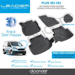 3D PASPAS FORD COURIER UYUMLU SİYAH KUTUSUZ 2014---