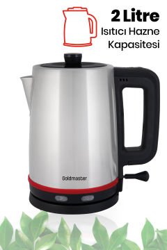 Joy Tea Inox 2200 Watt Paslanmaz Çelik Çay Makinesi Ve Su Isıtıcısı