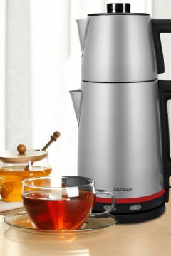 Joy Tea Inox 2200 Watt Paslanmaz Çelik Çay Makinesi Ve Su Isıtıcısı