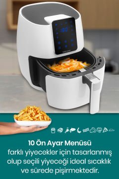 İconic 15 Parça Airfryer Sıcak Hava Fritöz Avantajlı Elektronik Evlilik Paketi Mutfak Çeyiz Seti