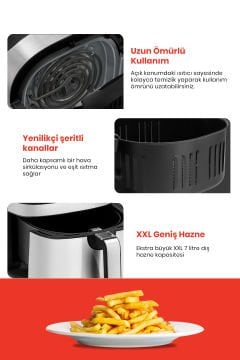 Eva E500 Airfryer Sıcak Hava Fritözü