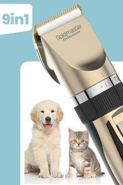 Pati 9in1 Şarjlı Kedi Köpek Tıraş Makinesi Pet Evcil Hayvan Tüy Kesme Aparatlı Gm-8182