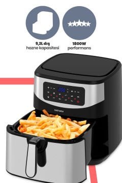 Grandchef 9.2 Litre Dokunmatik Airfryer Yağsız Sıcak Hava Fritözü