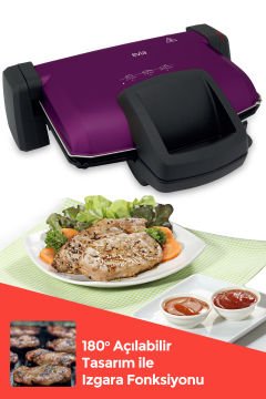 Damak 1800 Watt Çıkarılabilir Plakalı Kademe Ve Isı Ayarlı Tost Ve Izgara Makinesi