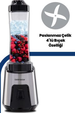 Mix Up Buz Kırma Özellikli Paslanmaz Çelik Bıçaklı Kişisel Smoothie Blender