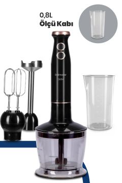 Bestblend 1500 Watt 4 Bıçaklı Paslanmaz 3 In 1 Blender Seti