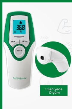 Alman Tasarım Infrared Thermometer Dijital Uzaktan Temassız Ateş Ölçer