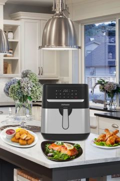 Goodfry 1800w 9,2 Litre 3xl Dev Hazneli Dokunmatik 10 Ön Ayarlı Airfryer Yağsız Sıcak Hava Fritözü