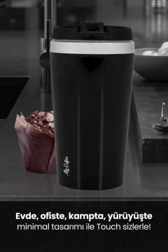 Mycoffee Touch Mc-107 Çelik Termos Bardaklı Zaman Ayarlı Otomatik Filtre Kahve Makinesi