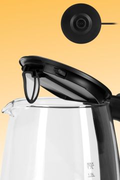 Aquarıne 1.7 Lt Işıklı Cam Kettle Su Isıtıcı